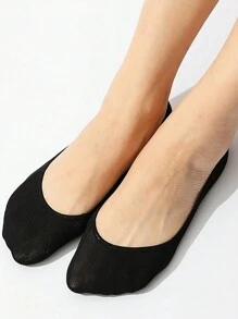 8 Paare Frauen Einfache Schwarze Modische Unsichtbare Rutschfeste Boot Socken Für Den Täglichen Gebrauch