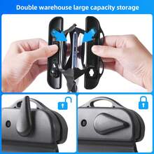 FONKEN 1個白色通用雙鉤防水袋水下透明手機盒觸屏干袋,配有頸掛繩,適用於6.7英寸以下的手機