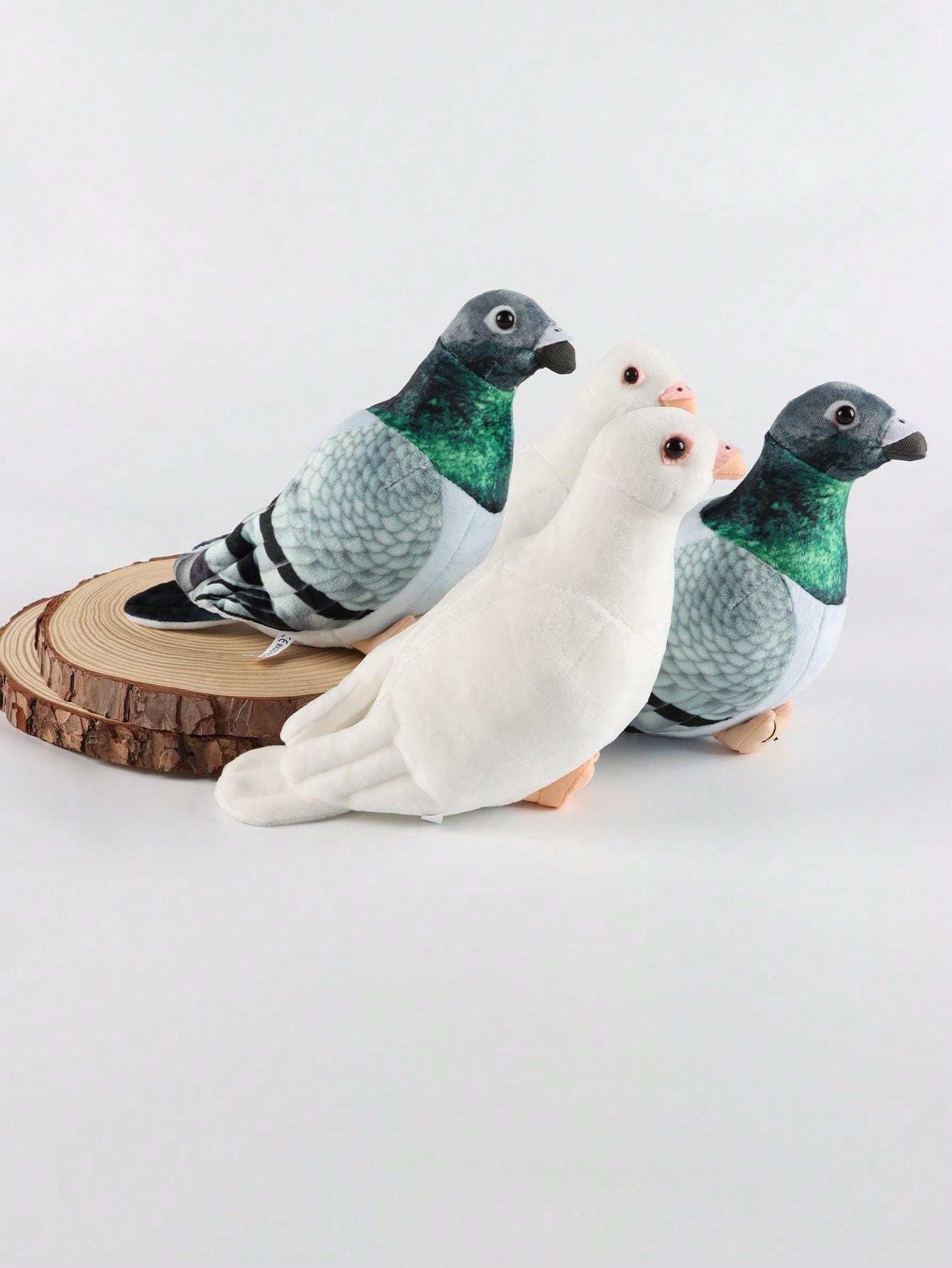 8.66in Simulation Pigeon Plush Toy Cute Pigeon Doll Soft Bird Stuffed ...
