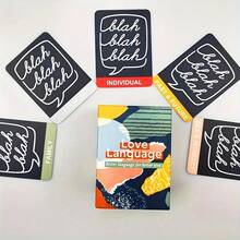 Juego de cartas de lenguaje del amor, juego de mesa con 150 preguntas iniciadoras de conversación para parejas, conexiones, cita nocturna, relación - Albaricoque - Ver 6