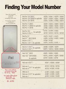 可爱卡通动物 iPad 保护套带笔架 兼容 iPad Pro 11 英寸 2018 2020 2022、iPad 10/9/8/7 10.2 英寸 iPad 5/6 9.7 英寸 iPad Air3/Pro - 粉色 - 查看 7