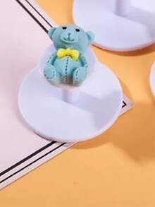 卡通可愛多功能手柄 Abs 材質柔軟觸感強吸力適合馬桶蓋、馬桶、櫥櫃 - 混色 - 查看 5