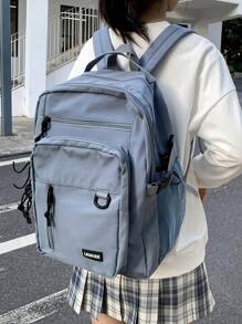 适合青少年男孩女孩的学校背包，大容量隔层学生书包背包电脑背包校园女孩书包适合初中高中大学生，防水女士背包旅行商务轻便儿童书包背包休闲背包，青少年男孩女孩礼物