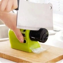 Professional Electric Knife Sharpener High-Speed Fast Sharpening Motorized Rotating Whetstone All Knife Sharpening Tool - Green - View 8