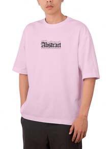 Men T-Shirts - 淺粉色 - 查看 2