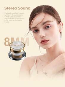havit HAVIT TW969 LITE TWS Earbuds Wireless V5.4 True Wireless Stereo In Ear Earbusds, 25hours Endurance, Lightweight&Comfortable Headset For Women Students
