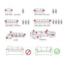 1pc Corn Velvet Sofa Slipcover Soft & Elastic Sofa Protector For Living Room - Camel - View 2