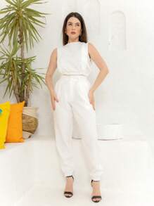 Women Two-Piece Outfits - trắng - Xem 1