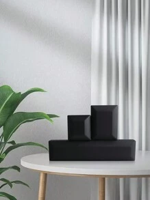 3入組豪華手鍊盒附有 Led 燈,戒指盒,掛墜盒,優雅的鑽石手鍊盒,用於獨特的求婚、訂婚或婚禮,矩形黑色絨布內飾珠寶展示禮盒。 - 黑色 - 查看 6