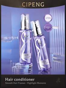 護髮油-香水光澤護髮油噴霧-可修復乾燥的頭髮,使頭髮更加光澤,改善毛躁現象-使用後髮絲滋潤滋養柔軟-離子抗靜電噴霧1入組