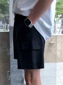 Men Shorts - 黑色 - 查看 2