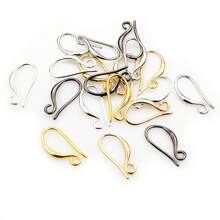 10pcs 17x9mm Brass Earring Findings Earrings Clasps Hooks Wire DIY Jewelry Making Accessories Earwire Supplies
