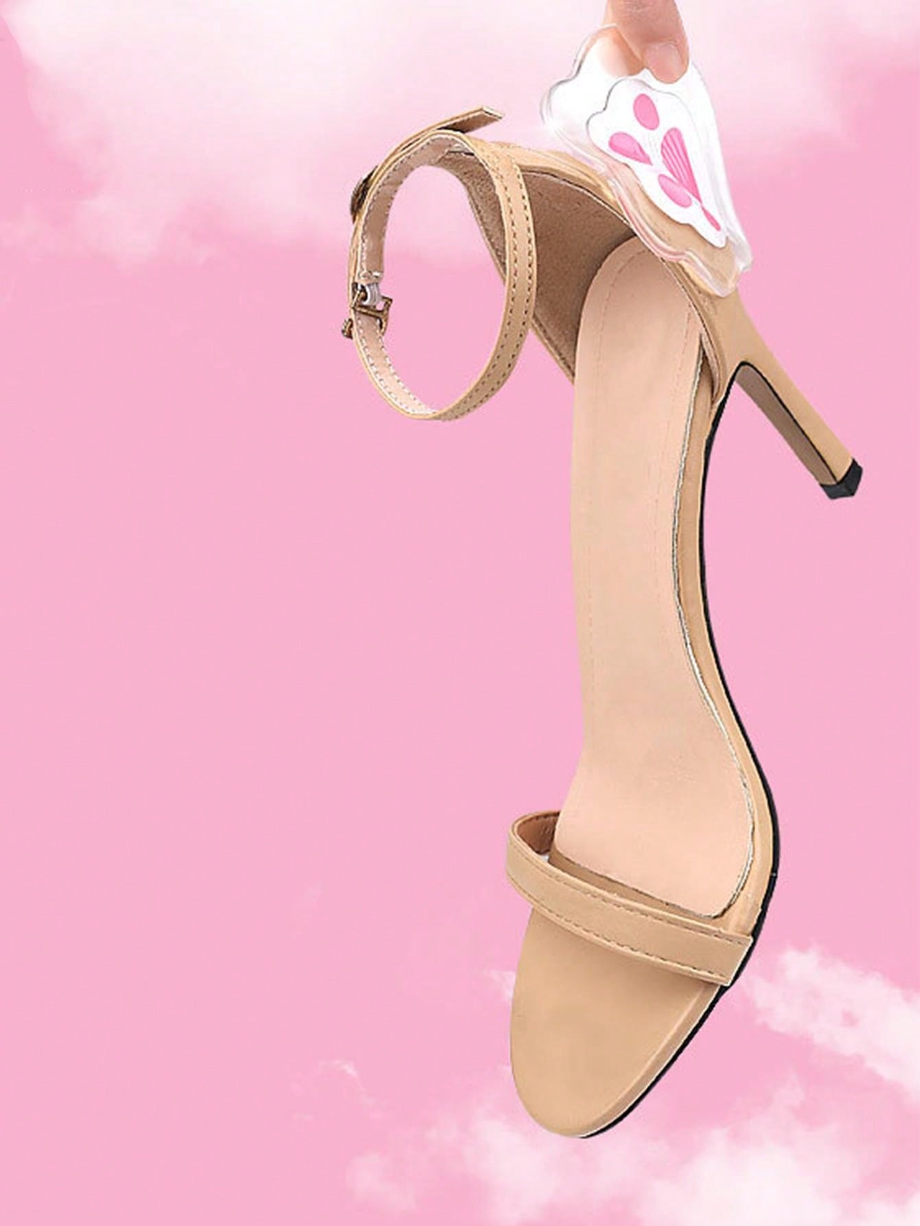 1 Pair Of Cat's Paw Heels AntiFriction Casual Fit Foot Forefoot