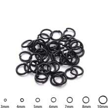 100 Stück Metall Einzelring Offene Sprung Ringe Und Spaltring Konnektoren Für Diy Schmuck Machen Teile