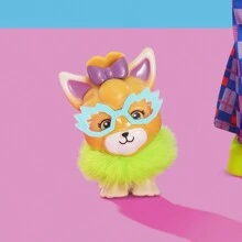 Defa Lucy 11.5吋高街時尚娃娃,可活動關節與獨特服裝的收藏版,適合女孩子玩具模擬遊戲 - 黑色 - 查看 4