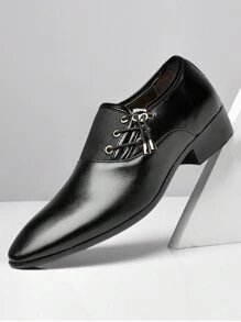 男士燕尾服正式皮鞋經典鞋帶正式牛津鞋,商務辦公室正式皮鞋