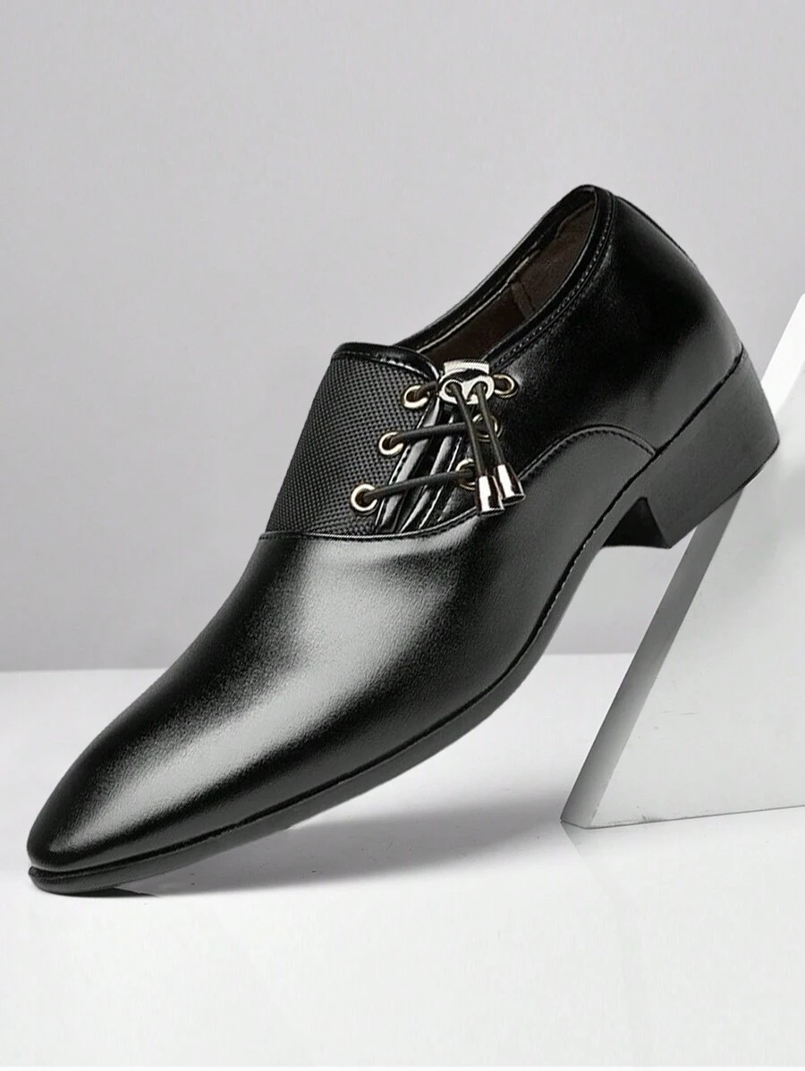 男士燕尾服正式皮鞋經典鞋帶正式牛津鞋,商務辦公室正式皮鞋