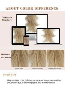 nimoki Pelucas Sintéticas Doradas Multifuncionales - Dorado - Ver 6