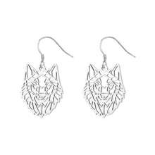 Creative And Personalized Wolf Head Earrings - Earring - View 4