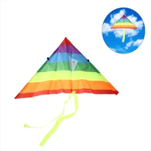 Pipa Colorida Poliester 3d Rainbow Color Divertida 60 Cm ! - Multicolorido - Visão 2