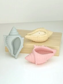1 件 Diy 貝殼蠟燭蠟矽膠模具海螺香薰製作矽膠模具貝殼形狀多肉種植容器石膏模具適合 Diy 製作環氧樹脂混凝土收納盒家居裝飾 - 無色 - 查看 3