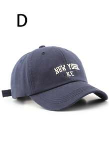 1pc Unisex New York Letter Embroidery Fashion Baseball Cap Street - Multicolor - View 7