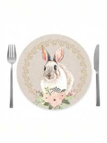 Arte e Cores Table Napkins - 兔子01 - 查看 2