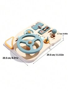 Đồ trang trí Giáng sinh 1PC Đồ chơi bảng gỗ giáo dục sớm bận rộn, Bảng bận rộn Motessori, Nhà chơi vô lăng lái xe hoàn hảo cho giáo dục sớm và quà tặng Giáng sinh Trường học, Học sinh, Văn phòng phẩm, Đồ dùng học tập Đồ dùng học tập - Nhiều màu - Xem 3