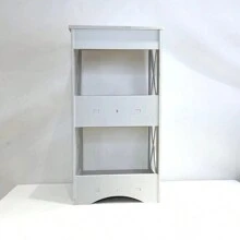 Pvc Sheet Easy Assemble Bookshelf Living Room Storage Shelves For Children's Books And Accessories - White - View 4