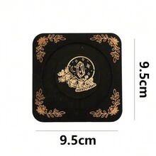 跨境木質手環托盤,美式創意家飾木製飾品,圓形手環收納盤,木製產品 - 杏色 - 查看 11