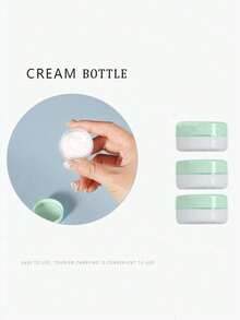 1set Travel Bottles Set For Travel Size Containers Kit Portable Leak Proof Refillable Squeeze Cosmetic Airplane Essential Shampoo Hair Conditioner,(Packaging Is Not Fixed) - Green - View 6