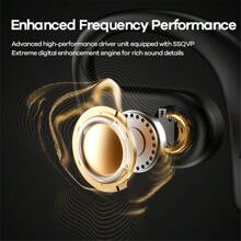 Remax Openbuds P3 金屬開耳式 Ows 無線耳機戶外運動耳塞 Ipx6 防水防塵 - 黑色 - 查看 8