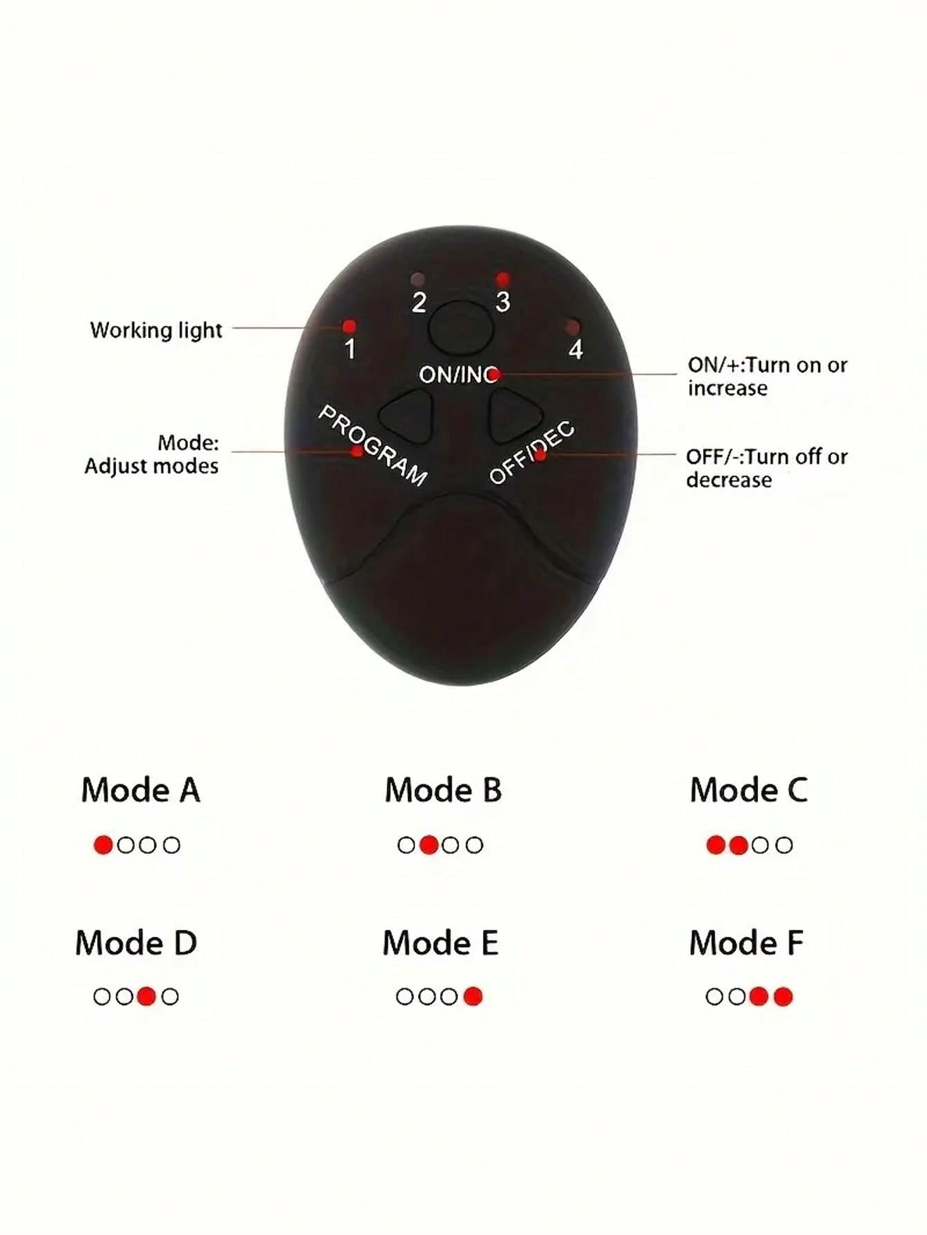 Electric Abs Stimulator Portable Abdominal Muscle Trainer, Suitable