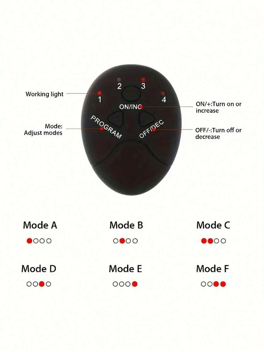 Electric Abs Stimulator Portable Abdominal Muscle Trainer, Suitable
