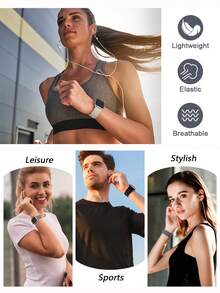 2 条编织弹力尼龙表带，兼容 表带 49 毫米 46 毫米 45 毫米 44 毫米 42 毫米 41 毫米 40 毫米 38 毫米，男女均可调节，带单环钩表带，兼容 Ultra 3 2 1 系列 SE 11/10/9/8/7/6/5/4/3/2/1 - 煙紫色和粉紅色 - 查看 9