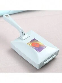 1pc Household Double-Rollers Dusting Brush For Carpet Cleaning, Clothes Lint Removal