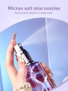 護髮油-香水光澤護髮油噴霧-可修復乾燥的頭髮,使頭髮更加光澤,改善毛躁現象-使用後髮絲滋潤滋養柔軟-離子抗靜電噴霧1入組