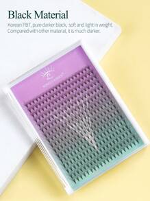 SONG LASHES 16D Premade Fans Sharp Thin Pointy Base Premade Fans Eyelash Extensions For Professional. Lash Clusters, Eyelash Clusters, Individual Eyelashes, Lashes, Fake Lashes - Black - View 4