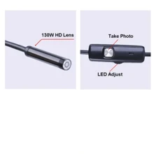 Ip67防水自動內視鏡攝像頭,帶有6個led燈 - 適用於android Usb手機內視鏡探頭和pc！ - 黑色 - 查看 9