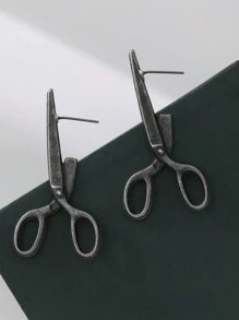 1 Pair Retro Scissor Shaped Creative And Personalized Holiday Gift Earrings - Earrings - View 9