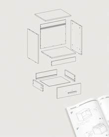 VASAGLE Nightstands - Mostaza Amarilla - Ver 5