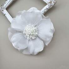 1 件欧根纱烤玫瑰花朵胸针女士派对配饰情人节 - 花 - 查看 14