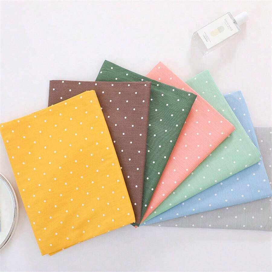 7pcs 9.8inchx9.8inch (25cm X 25cm) Quilting Fabric Squares Sheets Pre-Cut Multi-Color Design Printed Floral Craft Fabric For DIY Sewing Scrapbooking Quilting Craft Patchwork