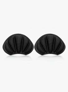 1 Pair Simple Soft & Comfortable Shell-Shaped Heel Stickers For Women Men Sneakers Shoes, Casual Shoes - Black - View 5