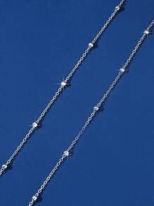 1條性感極簡金屬鍊條腰帶,時尚身體鍊 - 彩色 - 查看 6