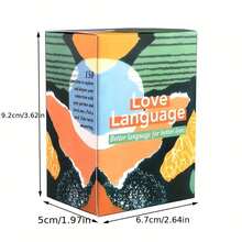 Juego de cartas de lenguaje del amor, juego de mesa con 150 preguntas iniciadoras de conversación para parejas, conexiones, cita nocturna, relación - Albaricoque - Ver 5