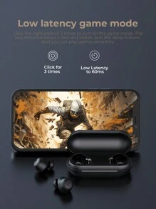 havit HAVIT TW969 LITE TWS Earbuds Wireless V5.4 True Wireless Stereo In Ear Earbusds, 25hours Endurance, Lightweight&Comfortable Headset For Women Students