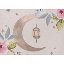 4 Pcs Linen Linen  Placemat For Dining Table Star Waterproof Seasonal Summer Holiday Rustic Was Hable Table Mat