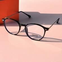 1 副男女通用时尚无度数眼镜，适合阅读、日常使用（封面照片中不包括盒子） - 黑色 - 查看 3