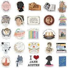 50張珍·奧斯汀主題貼紙珍·奧斯汀禮物珍·奧斯汀商品珍·奧斯汀裝飾珍·奧斯汀海報,美學廣告貼紙級防水貼紙,適用於水瓶、電腦、筆記型電腦、手機、行李箱、筆記本等 - 彩色 - 查看 4